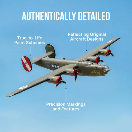 Vista 6 de Daron Worldwide Trading Sello B-24J Liberator Witchcraft Jet