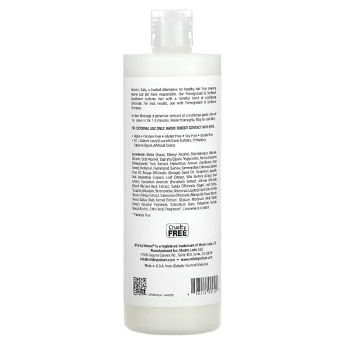Vista 2 de MILD BY NATURE (Nature's Gate, Acondicionador de granada y girasol para cabello teñido, 16 fl oz (16.0 fl oz)