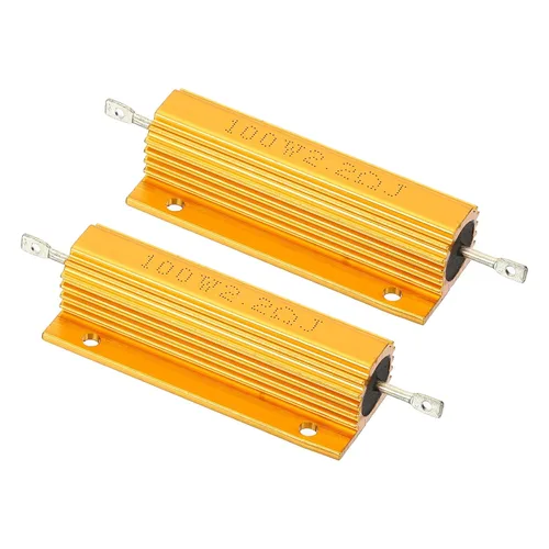 Vista 40 de PATIKIL 100 W 0,01 Ohm Resistencia con carcasa de aluminio, 2 paquetes de resistencias con carcasa de aluminio, resistencias bobinadas en caja