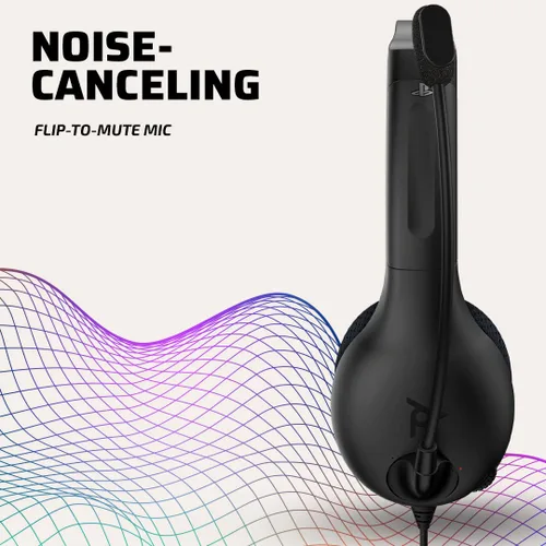 Vista 3 de PDP LVL30 Wired Headset with Single-Sided One Ear Headphone for PlayStation, PS4, PS5 - Mac, Tablet Compatible - Noise-Cancelling Mic - Lightweight