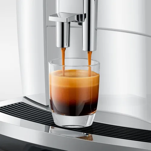Vista 6 de Jura Máquina de café espresso automática E8 (blanco piano)
