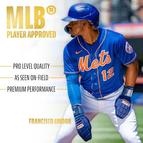 Vista 8 de Franklin Sports MLB Guante deslizante de béisbol y sóftbol - CFX PRT Guantes de baserunning deslizantes protectores para adultos y jóvenes - Guante