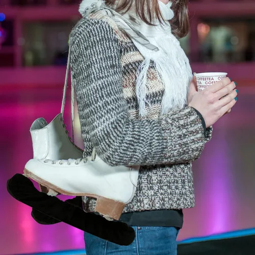 Vista 8 de TUYUU Fundas para patines de hielo, protectores de patines para patines de hockey, patines de patinaje artístico y patines de hielo. Cubiertas