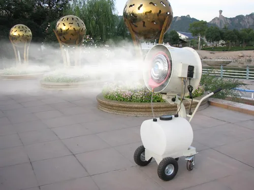 Vista 5 de YYMIYU Ventilador de niebla de agua de 20 pulgadas para patio, tiendas al aire libre, plazas, lugares de carnaval y refrigeración de gran área