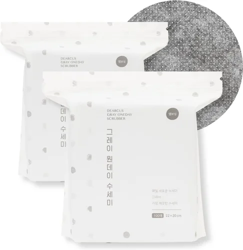 Vista 9 de DEARCUS Gray One Day Scrubber - Paños de cocina sin olor para lavar utensilios, ollas y sartenes y placa de cocina, paños de limpieza multiusos sin