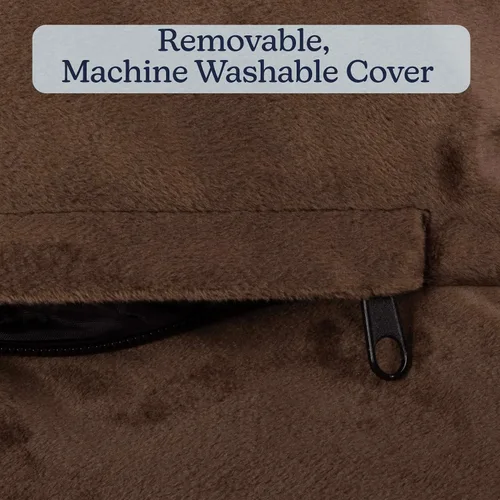 Vista 5 de PETMAKER Cama ortopédica para perros, sofá cama para perros de 42 pulgadas con cojín envolvente de apoyo y funda extraíble lavable, cama extragrande