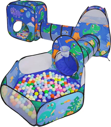Vista 10 de Tienda de campaña de nave espacial para niños, tienda de juegos para niños con castillo de juguete, regalo para bebés niños y niñas de 3, 4, 5, 6, 7