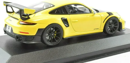 Vista 2 de Minichamps x Premium Hobbies 911 991.2 Racing Amarillo GT2 RS 1:43 Diecast Car 413067238
