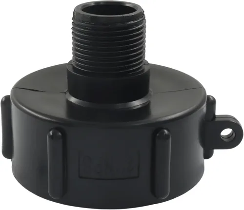 Vista 4 de Hordion Adaptador de asas IBC de 275-330 galones, 2" hembra NPS x 3/4" macho
