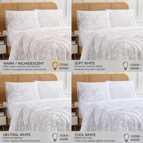 Vista 9 de Southshore Fine Living, Inc. Colección Winter Brush, juego de sábanas de 3 piezas para cama individual, sábana bajera con bolsillo profundo de 14