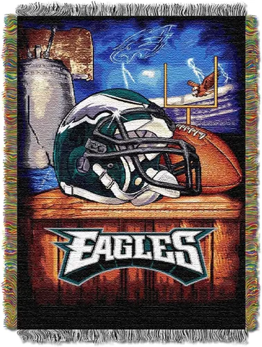Vista 15 de Northwest NFL Woven Tapestry Wall Hanging, 48 x 60 Inches, Officially Licensed, Decorative Fringes