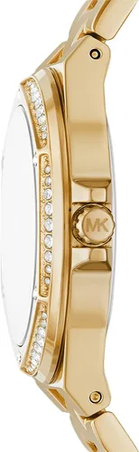 Vista 2 de Michael Kors Lennox- Reloj de acero inoxidable con tres manecillas