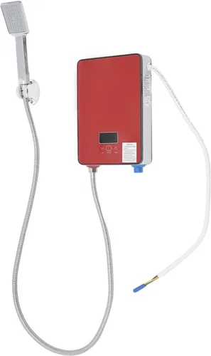 Vista 6 de Calentador de agua instantáneo sin tanque de 6500 W, calentador de agua eléctrico para debajo del fregadero con pantalla LED, calor rápido de 3