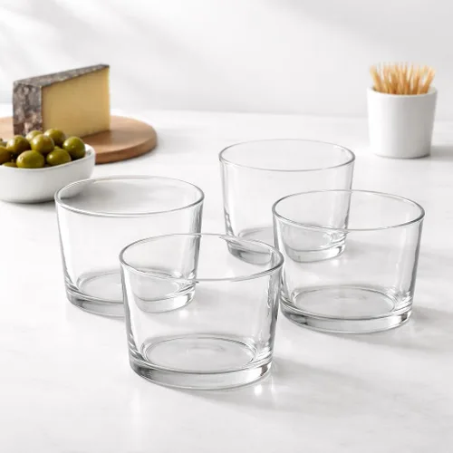 Vista 2 de Bodega Chatos Española Copa de vino sin tallo, juego de caja de regalo de 4 piezas