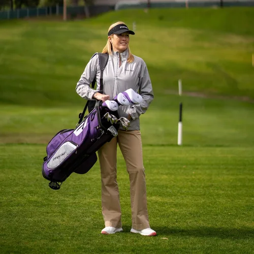 Vista 7 de Precise M5 - Juego completo de palos de golf para mujer – Juego completo para diestros con conductor de titanio, SS Fairway e híbrido, hierros de 5