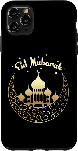 Vista 11 de Funda para iPhone 11 Ramadán Eid Mubarak, Crescent-Moon árabe
