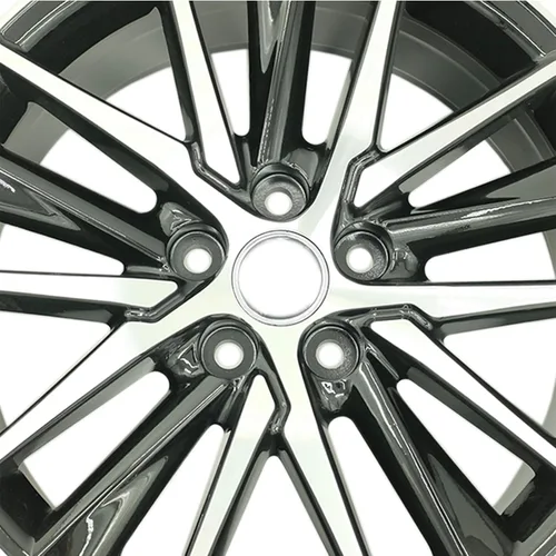 Vista 3 de Rueda negra mecanizada de 18 pulgadas para Toyota Camry OEM 2021 2022