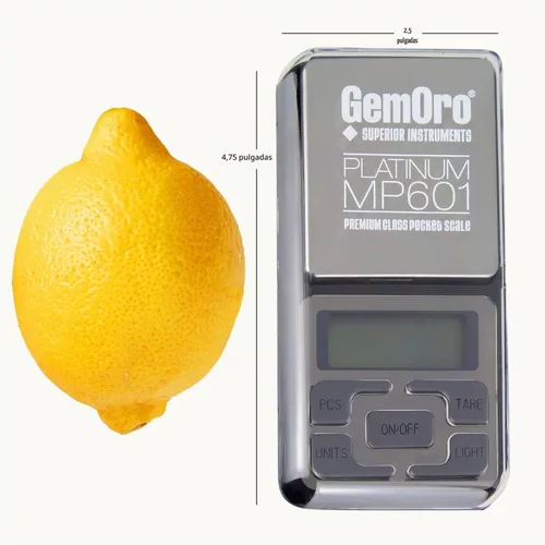 Vista 7 de GemOro Platinum MP601 - Báscula de joyería Báscula de cocina de bolsillo de clase premium Herramienta de precisión digital Lectura y precisión