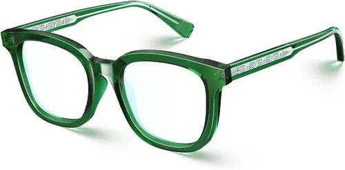 Vista 5 de VISOONE Square TR90 Lightweight Anti Glare UV400 Gaming Computer Glasses