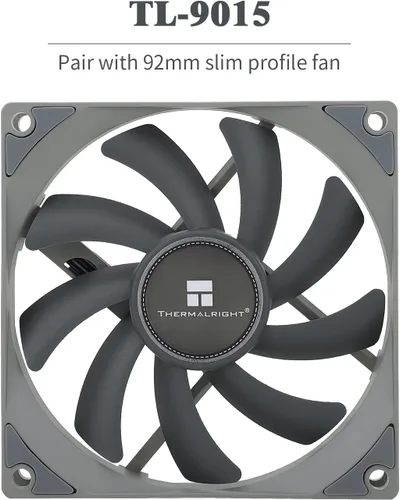 Vista 6 de Thermalright AXP90-X36 Enfriador de aire de CPU de perfil bajo, refrigeración por radiador de 1.417 in de altura, ventilador PWM delgado TL-9015