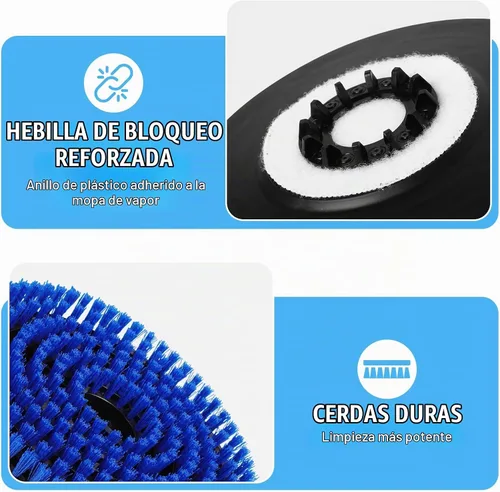Vista 3 de Almohadillas de repuesto para trapeador de vapor Shark Steam and Scrub S7/8