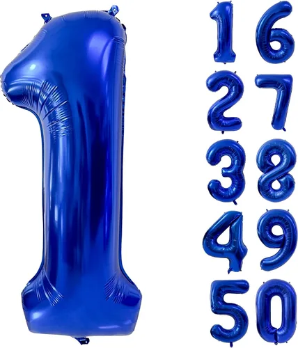 Vista 221 de Globos gigantes de helio de aluminio de 40 pulgadas, color negro, globos digitales grandes del número 0 para decoración de fiesta de cumpleaños
