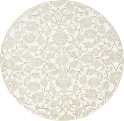 Vista 18 de Unique Loom Rushmore Collection - Alfombra de área - Taft (1.55 m x 2.44 m, Blanco nieve/Beige)