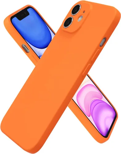 Vista 44 de oakxco Funda de Silicona para iPhone 11, Funda de Teléfono Ultra Delgada y Fina para Mujeres y Niñas, Diseño Minimalista Estético Lindo y Femenino