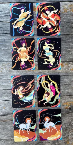 Vista 2 de Huxuan Yini - Juego de cartas de cardenistry para niños y adultos, cartas de póquer, juegos de cartas para fiestas