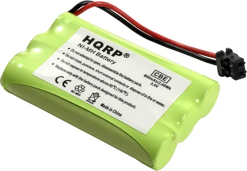 Vista 5 de HQRP Batería de teléfono inalámbrica compatible con Uniden PowerMax 5.8GHz 30878864022, Powermax 2.4 GHz, GE TL26402, GP 80AAALH3BMX, 80AAALH3BMZ