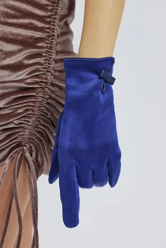 Vista 69 de Sahabowi Guantes de cuero para clima frío Manopla de lana cálida de invierno para mujeres