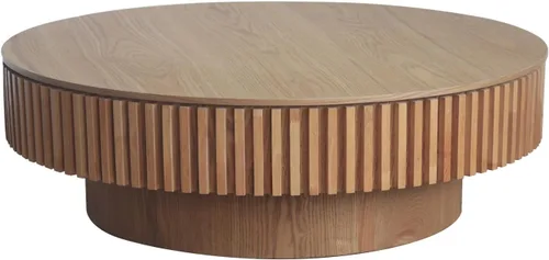 Vista 47 de Mesa de centro redonda de 27.55 pulgadas para sala de estar, mesas modernas, centro pequeño con patrón de mármol superior para apartamento, oficina