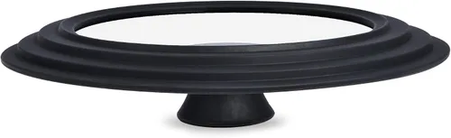 Vista 5 de Tapa para olla, sartén pequeña universal, borde de silicona resistente al calor, tapas de repuesto para utensilios de cocina de 6,7,8 pulgadas