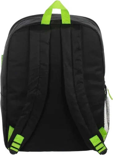 Vista 5 de BIOWORLD Minecraft Creeper - Mochila infantil de 5 piezas, color verde, talla única