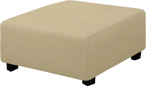 Vista 82 de Easy-Going Funda Elástica para Otomana Taburete de Almacenamiento Plegable Protector de Muebles Funda Rectangular Suave con Parte Inferior Elástica
