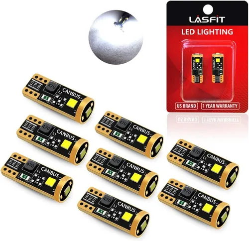 Vista 15 de LASFIT 194 Bombilla LED 6000K Blanca, T10 168 2825 W5W Bombillas LED de Repuesto, Para Luz de Domo/Mapa, Luz de Puerta, Luz de Cortesía, Luz