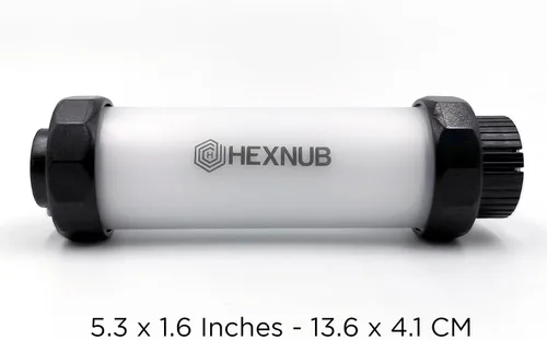 Vista 2 de HEXNUB Caja de Conservadora con Luz, Impermeable, Luz LED Recargable Compatible con YETI, RTIC, ORCA, Ninja, Igloo, Coleman, Base Magnética, Ideal