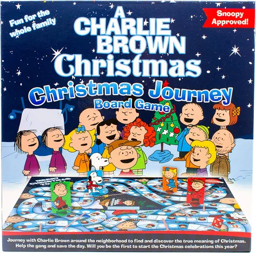Vista 9 de Aquarius Charlie Brown - Juego de mesa de viaje de Navidad, divertido para niños y adultos, mercancía y coleccionables de cacahuetes con licencia