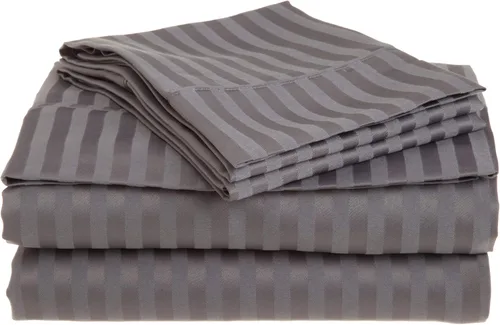 Vista 8 de Juego de sábanas RRRlinen para cama ajustable de 800 hilos, 4 piezas, juego de sábanas de 100% algodón, bolsillo profundo, 21 pulgadas