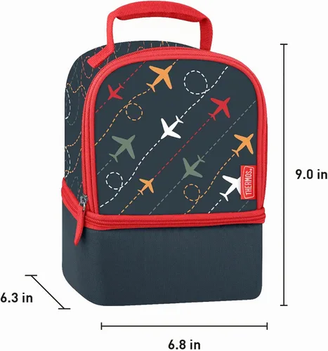 Vista 4 de THERMOS Kit de almuerzo doble sin licencia, ruta de vuelo