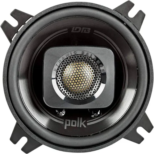 Vista 3 de Polk Audio DB402 DB+ Series - Altavoz coaxial de 4 pulgadas para automóvil y marina, altavoz de audio de 2 vías para barco y automóvil, respuesta