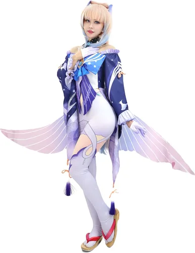 Vista 2 de DAZCOS Disfraz de cosplay de Sangonomiya Kokomi Venti Klee para mujer