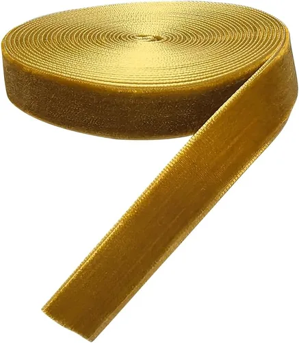 Vista 69 de Chenkou Craft 5 yardas de cinta de terciopelo para decoración navideña y embalaje artesanal