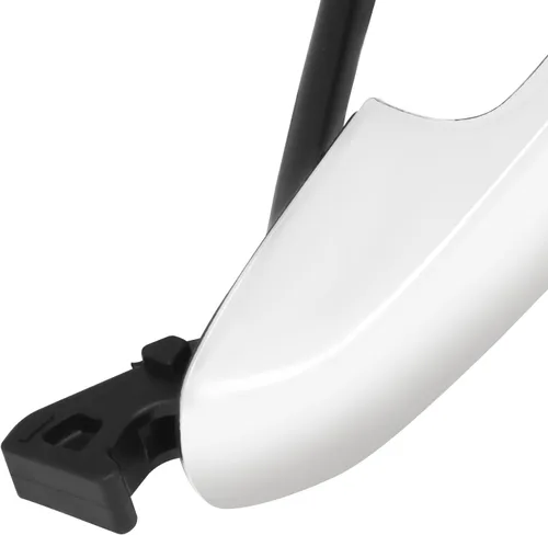 Vista 3 de DNA MOTORING Manija de puerta exterior delantera izquierda compatible con 09-13 Kia Forte/Koup, con cerradura de cerradura, cromo, OEM-DHO-01248