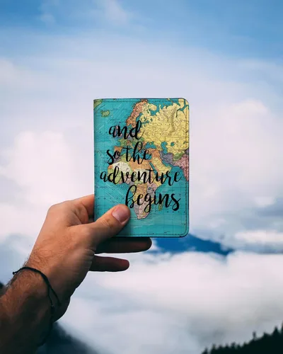 Vista 39 de Wanderlust - Soporte para pasaporte de cuero para mujer