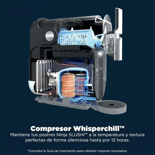 Vista 7 de Ninja SLUSHi FS301LAA FS301LAA - Máquina para hacer bebidas congeladas y granitos con tecnología RapidChill, 2.6 L (88 oz), 5 programas automáticos