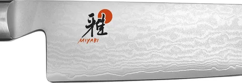 Vista 4 de Miyabi Kaizen - Cuchillo para pelar, mediano, negro con acento rojo