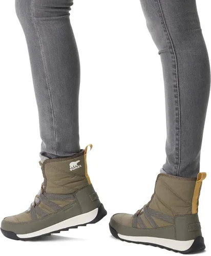 Vista 5 de SOREL Whitney Botas cortas con cordones para mujer, botas de invierno de nailon impermeables