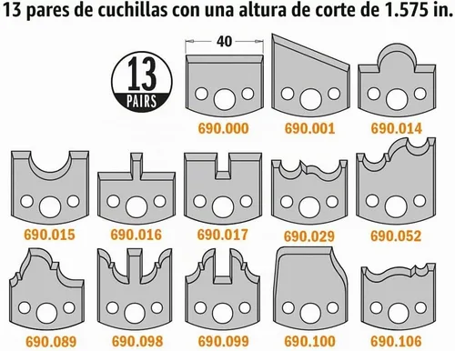 Vista 2 de CMT 692.013.10 Juego de gabinetes y carpintería, 4 pulgadas de diámetro, orificio de 1 pulgada