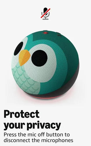 Vista 8 de Echo Dot Kids (5.ª generación, modelo de 2022) Dragon con Echo Glow